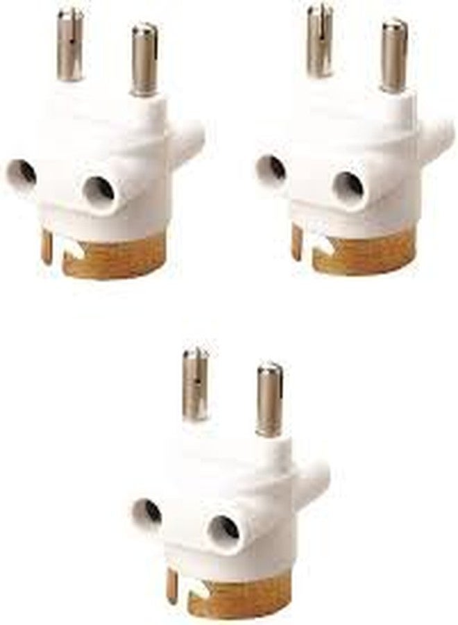 SEER 2 pin bulb holder Parallel Adapter, Multi Pendant Adapter with Light Bulb and Plug Socket, 2 pin Holder Brass Connector, Lightweight & Easy to Carry (Pack of 4) - Image 3